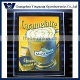 LED Acrylic Crystal Frame ,battery-powered , us Food Price List Menu Board thumbnail-1