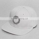 Wholesale High Quality Metal Logo Leather Strap Buckle Snapback Hat thumbnail-3