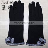 Cheap Fashion Woman Mirco Velvet Hand Gloves thumbnail-4