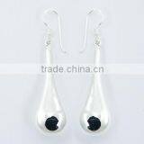 Sterling Silver Dangle Earrings In Drop Shape