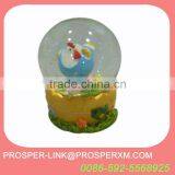 Resin flower water globe decorations