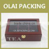 Luxury Variety Wooden Tea Chest Box With 30 Large Pyramid Real Leaf Tea Bags thumbnail-5