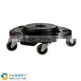 PE Heavy Duty Car Dolly for the Recycle Round Container With Wheel thumbnail-1