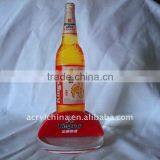 2014 Bottle-shaped Sign / Menu Card Sign Holder / Menu List / Tabletop Beer Signboard