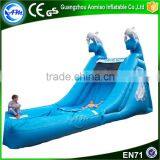 New Style Giant Colorful Inflatable Floating Water Slide With Pool Supplier's Choice thumbnail-5