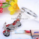 Cheap Hot Sale 3D Simulation Model Motorcycle Metal Key Chain Keyring Jewelry thumbnail-2