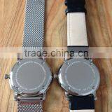 Germany Design 316L Stainless Steel Case Genuine Leather Strap Curved Sapphire Glass Minimalist Watch thumbnail-4