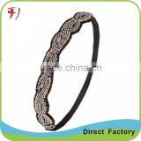 Hot Selling Elastic Fabric Flower Headband thumbnail-1