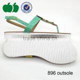 Newest Design Top Quality Flat Heel Low Price Ladies Sandals thumbnail-5