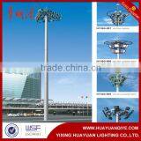 Hot Sale Q235 Steel Galvanized With Powder Coating High Mast Lamp Pole thumbnail-1