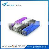 Pomotional ROHS Power Bank 3000mAh Mascara Battery Charger With Flashlight