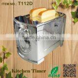 Hot Sale Kitchen Stainless Steel Bread Machine Shape Timer