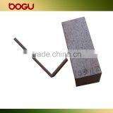 Terracotta Wall Siding Brick Tile Corner Trim Monocolor Surface Scuffing Manufactured Outdoor Decoration