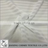2015 jiaxing white stripe polyamide(nylon) elastic(spandex) mesh fabric
