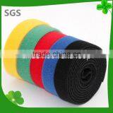 2016Hot Selling Nylon Colorful Hook Loop Cable Tie With Factory Price