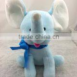 Monogrammed Baby Gift Personalized Embroidered Plush Elephant Birth Announcement thumbnail-2