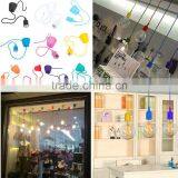 Home Decoration Luminaire E27 Base Socket Colorful Simple 1m Bulb Bases for Ceiling Lamp Pendant Light ABS + PC 10Colors thumbnail-2
