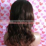 100% top quality indian virgin hair full lace wig hot sale