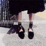 Fashion Trendy Black Sexy Fuzzy Socks thumbnail-2