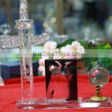 Crystal Office Table Set or Nice Crystal Gift Table Decoration With Photo Frame thumbnail-1