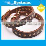 2014 Fashionable Pure Cowhide Pet Collars/fashion Dog Collar thumbnail-1