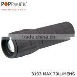 1W Powerful Led With AAA Batteries Zoom Flashlight thumbnail-1