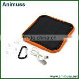 Waterproof Fireproof Led Light 5600mAh Dual USB Ports External Backup Battery Charger Solar Power Bank for Mobile Phone Tablet thumbnail-6