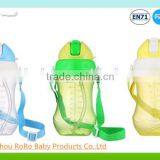 BPA Free Water Drinking Bottle for Kids With Sippy and Ribbon thumbnail-1