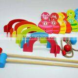 Indoor/outdoor Kids Sport Wooden Toy/2 Player Ring Toss Game/croquet Set thumbnail-2