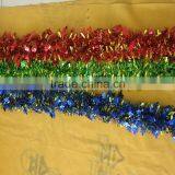 PET Wire Palm Leaves Metallic Plastic Christmas Garland thumbnail-1