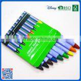 2016 Wholesale 9 Colors Triangular Crayons in Paper Box Customized Logo Printed Crayons thumbnail-3