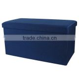 Double Folding Storage Ottoman With Removable Lid
