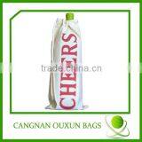 Promotional Recycled Cotton Cloth Wine Bags Wholesale thumbnail-1