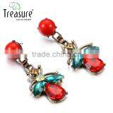 Chinese Style Crystal Drop Earing by Handmade thumbnail-3