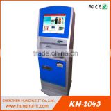 Credit Payment Kiosk with Card Reader; Cash Payment Kiosk with Bill Acceptor; Self Payment Kiosk