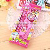 Promotional Popular Creative 5 In 1 Kids School Stationary Set