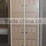 Vertical 12 Door Steel Locker Wardrobe With Hings