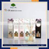 Muti Flavor Crystal Glass Living Room Fragrance Scented Reed Diffuser With Paper Gift Box Supplier's Choice