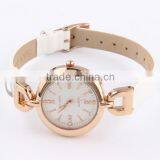 Custom Leather Bracelet Oval Face Watch thumbnail-4
