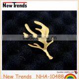 Wholesale Women Hair Accessories Jewelry Gold Plated Deer Antlers Hair Clips thumbnail-6