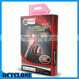 Brand New 2 in 1 MFI Certificated Data Cable Rose Pink
