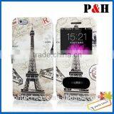 Color Drawing Style Leather Case for Iphone 6, for Iphone 6plus Flip Case With Stand thumbnail-4