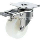 STAINLESS NYLON 6 CASTER - PLATE BRAKE (GS-5998JC-03) thumbnail-1