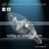 3w E14 E27 Dimmable Led Candle Bulb Lamp Low Voltage DC12V-24V(CE& Rohs)