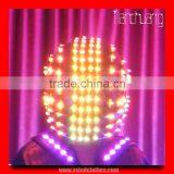 RF Remote Controlled LED Robot Helmet for Dancing thumbnail-3