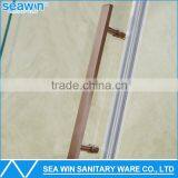 Tempered Glass Chrome Finish Frameless Cubicle Shower Enclosure With Tray thumbnail-2