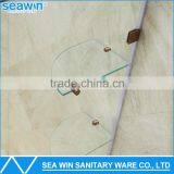 Tempered Glass Chrome Finish Frameless Cubicle Shower Enclosure With Tray thumbnail-5