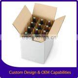 12 Bottle Beer Shipping Box , Beer Box With Dividers,print Beer Box Quality Choice