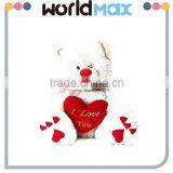 Wholesale Products Cartoon Heart Bear Plush Toy thumbnail-4