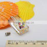 China Factory Customized 3D Photos Crystal Perfume Bottle Pendant Kartoon Monkey DIY Rice Art Pendant for Children Necelace thumbnail-3